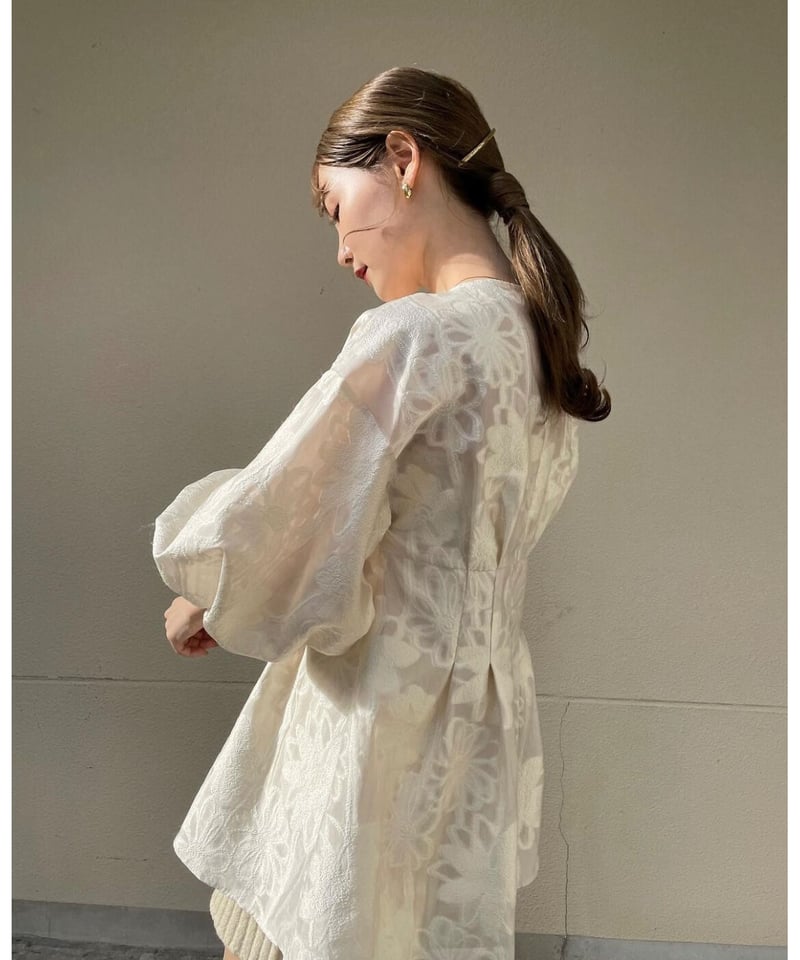 jacquard mini dress（white） | 【Acka.】エーシーケーエー｜公式