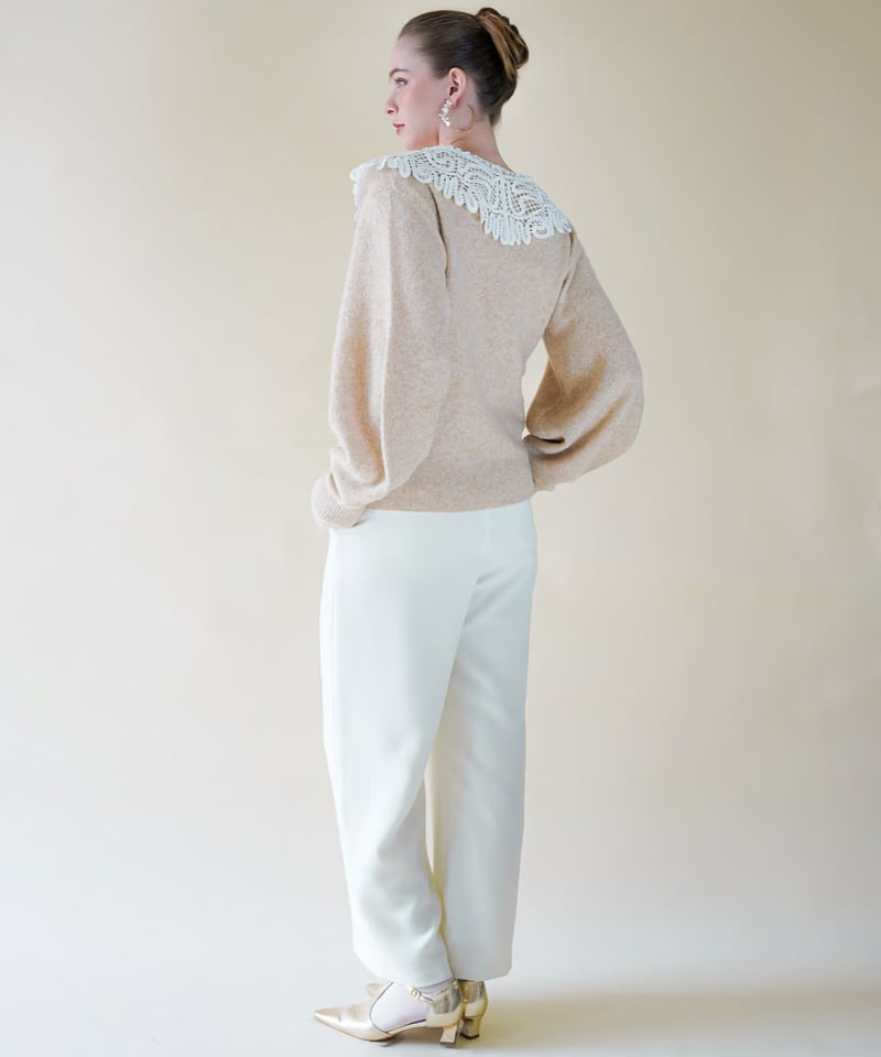 lace collar knit cardigan | Acka.| エーシーケーエー|公式オ lace collar knit cardigan | Acka.| エーシーケーエー|公式オ