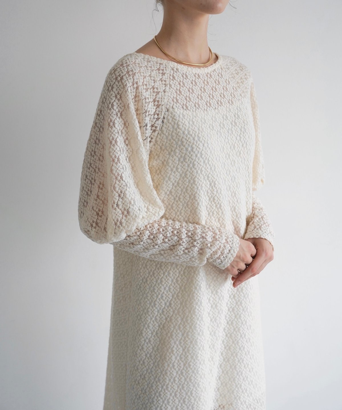 all lace puff one-piece | Acka.| エーシーケーエー|公式 all lace puff one-piece | Acka.| エーシーケーエー|公式