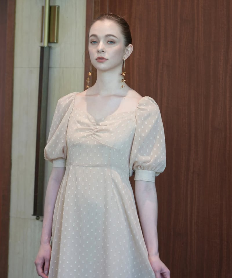 sheer dot puff one-piece | Acka.| エーシーケーエー|公式オン sheer dot puff one-piece | Acka.| エーシーケーエー|公式オン