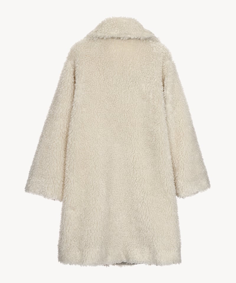 layered collar boa coat | Acka.| エーシーケーエー|公式オン layered collar boa coat | Acka.| エーシーケーエー|公式オン