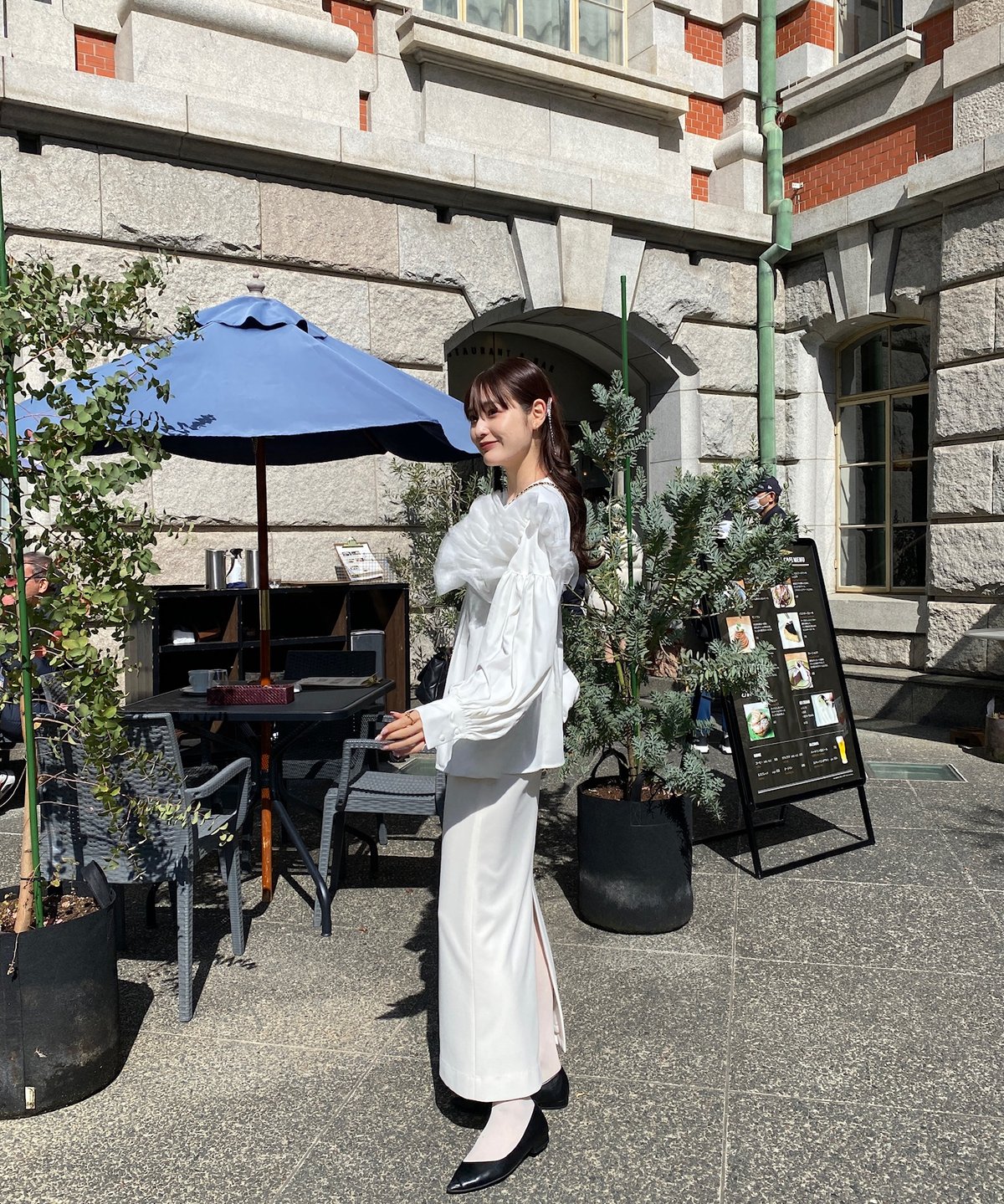 tulle off shoulder blouse | Acka.| エーシーケーエー|公式オ tulle off shoulder blouse | Acka.| エーシーケーエー|公式オ