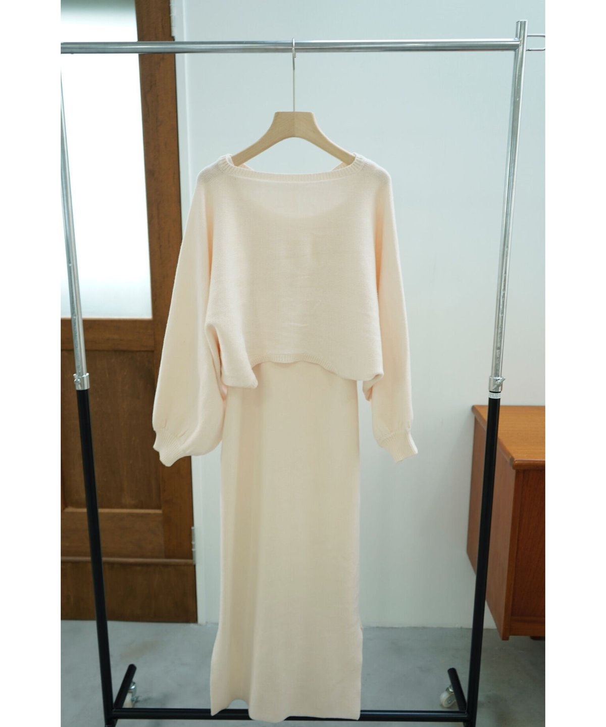 knit bolero one-piece（ivory） | 【Acka.】エーシーケーエー｜...