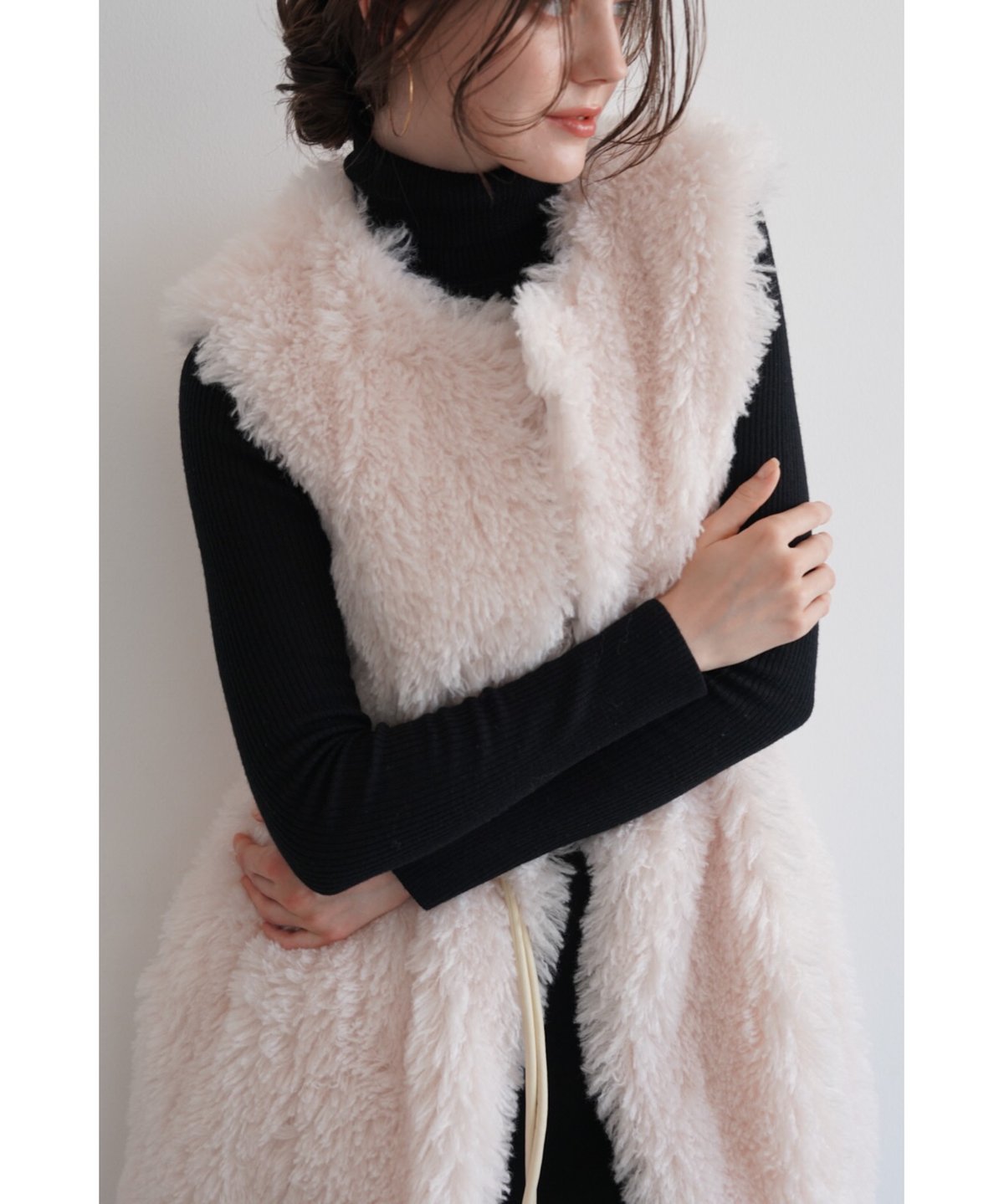 fur long vest | Acka.| エーシーケーエー|公式オンラインストア fur long vest | Acka.| エーシーケーエー|公式オンラインストア