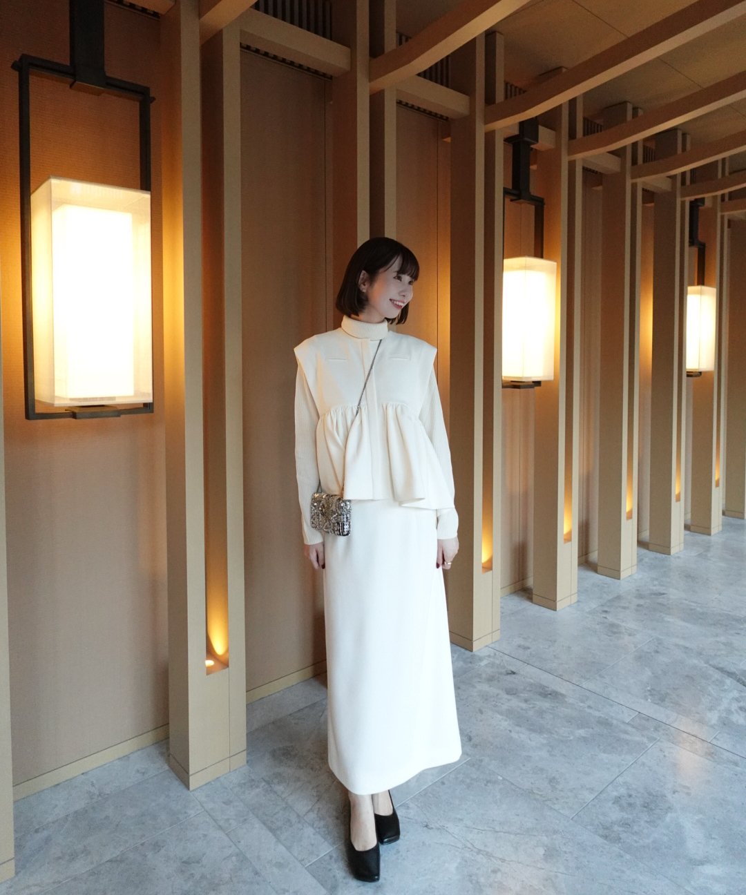georgette peplum tops | Acka.｜ エーシーケーエー｜公式オンラインストア