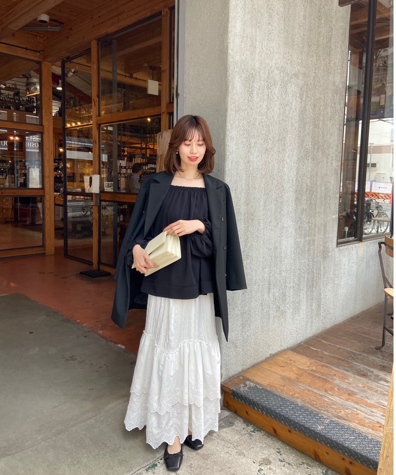 cotton lace skirt（white） | 【Acka.】エーシーケーエー｜公式オン