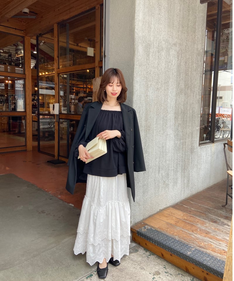 cotton lace skirt(white) | 【Acka.】エーシーケーエー|公式オン...