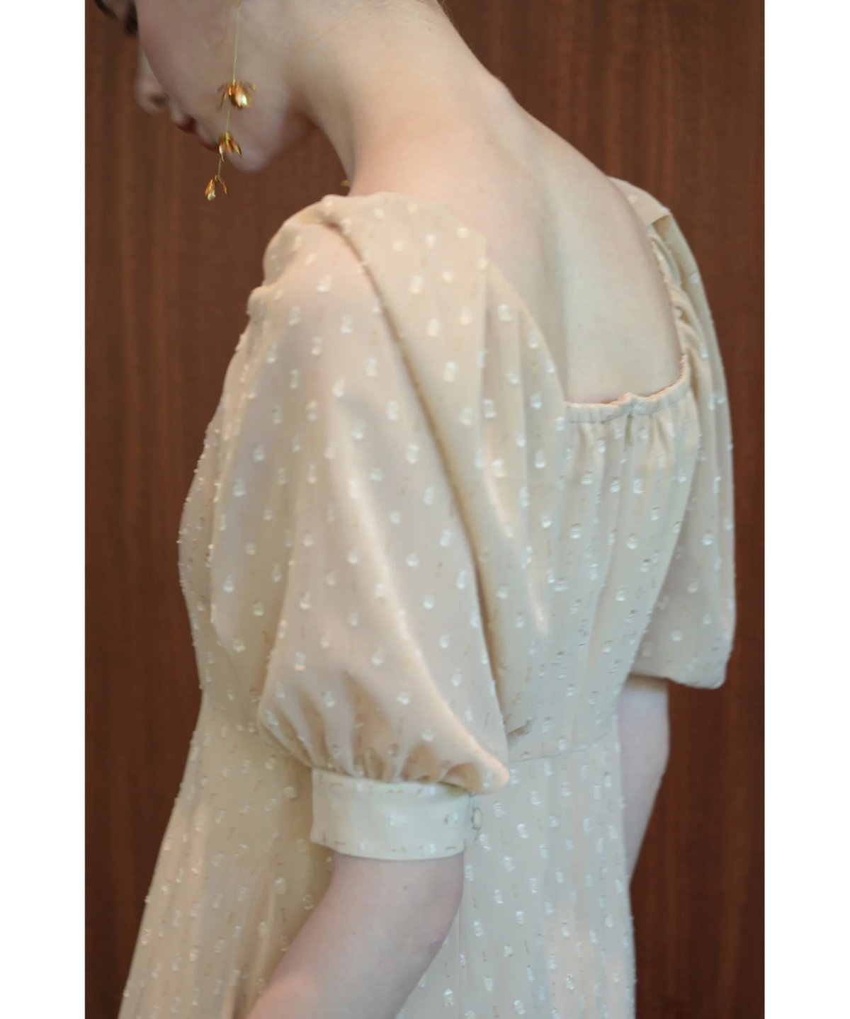sheer dot puff one-piece | Acka.| エーシーケーエー|公式オン sheer dot puff one-piece | Acka.| エーシーケーエー|公式オン