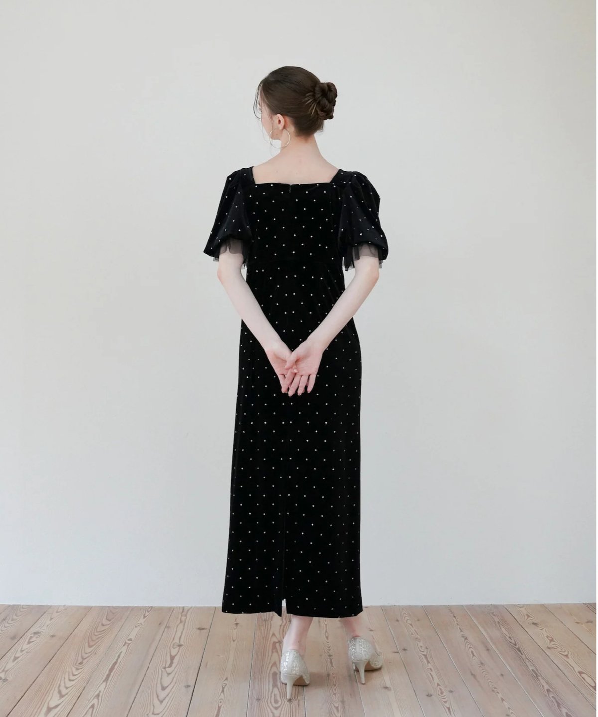 bijou dot velours dress | Acka.| エーシーケーエー|公式 bijou dot velours dress | Acka.| エーシーケーエー|公式