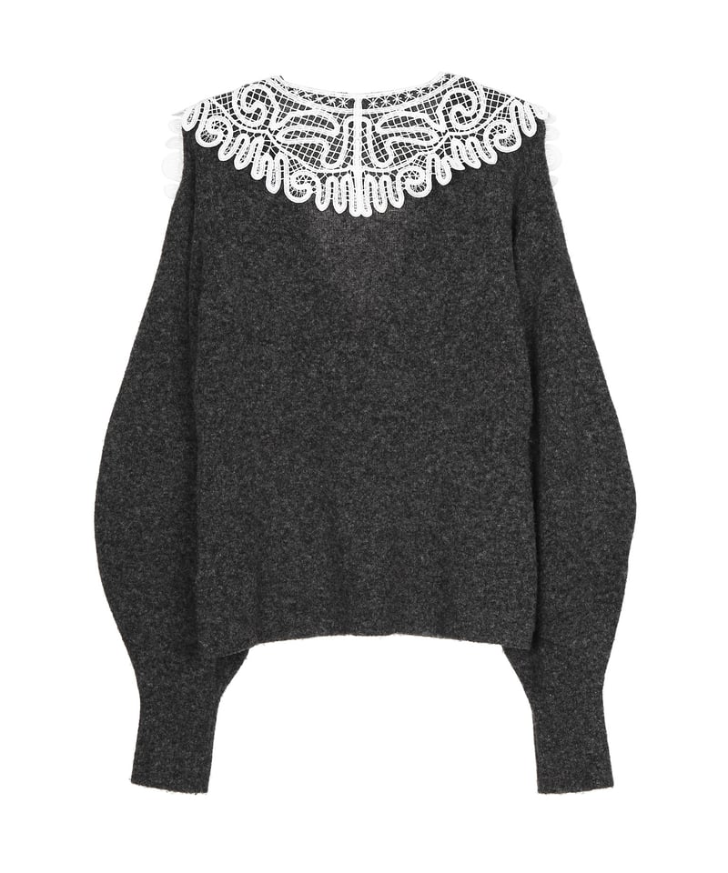 lace collar knit cardigan | Acka.| エーシーケーエー|公式オ lace collar knit cardigan | Acka.| エーシーケーエー|公式オ