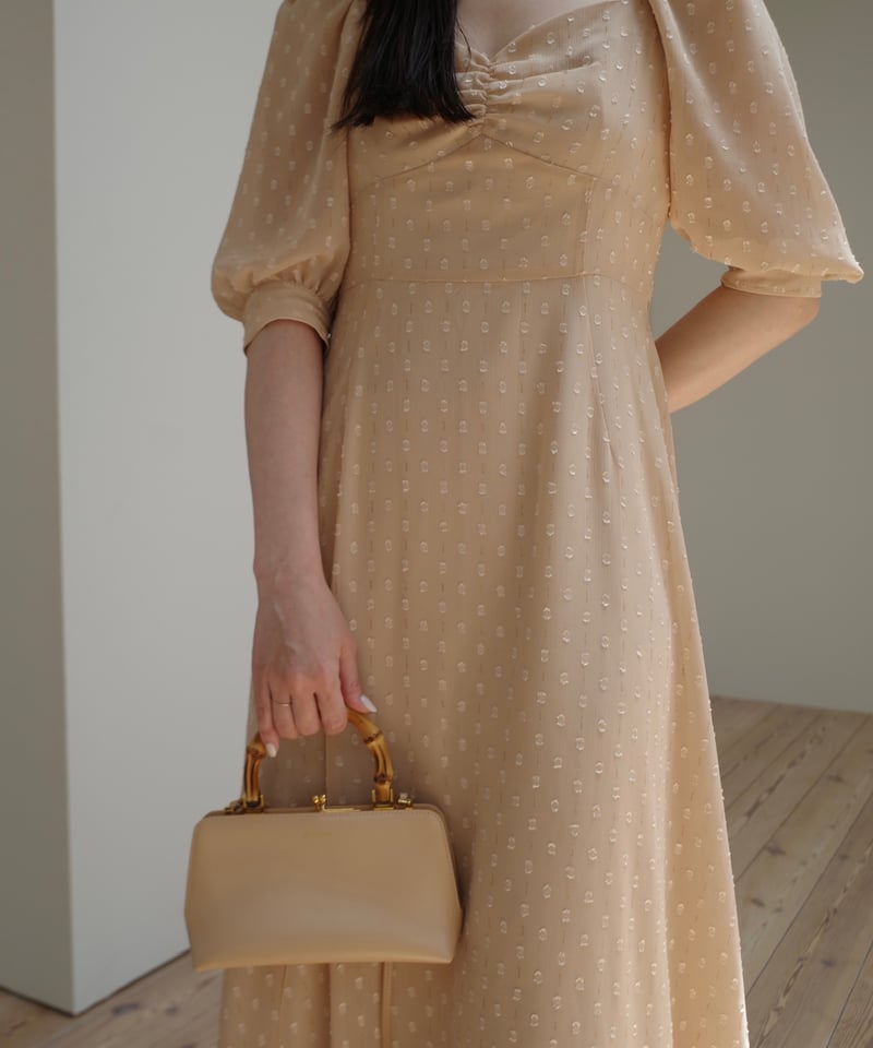 sheer dot puff one-piece | Acka.| エーシーケーエー|公式オン sheer dot puff one-piece | Acka.| エーシーケーエー|公式オン