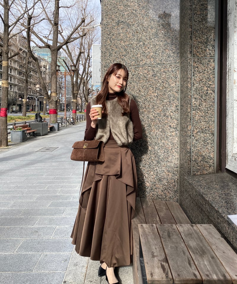 balloon satin skirt | Acka.| エーシーケーエー|公式 balloon satin skirt | Acka.| エーシーケーエー|公式