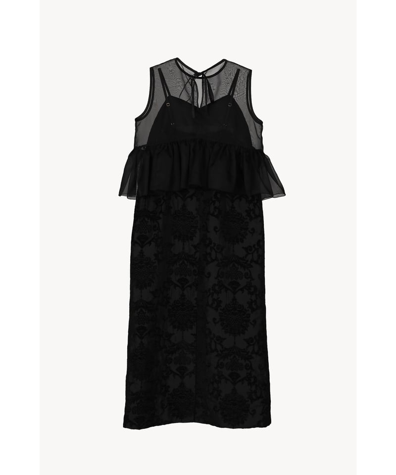 sheer vest camisole one-piece | Acka.| エーシーケーエー sheer vest camisole one-piece | Acka.| エーシーケーエー