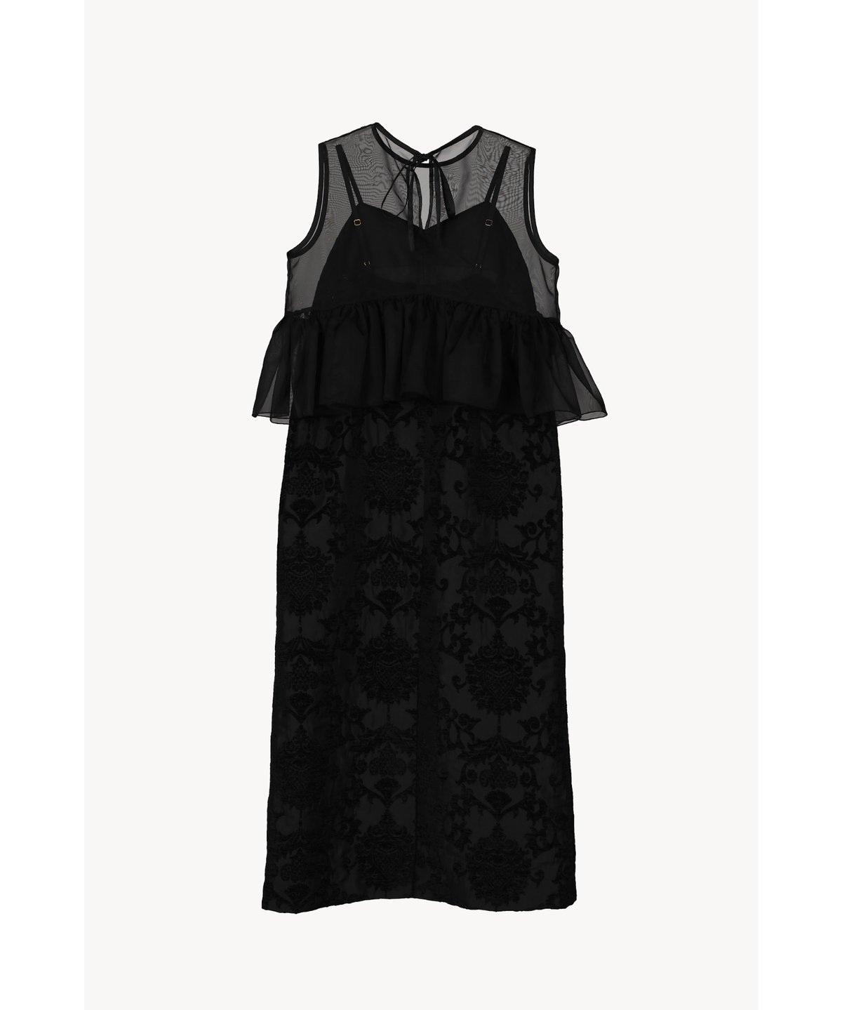 sheer vest camisole one-piece | Acka.| エーシーケーエー sheer vest camisole one-piece | Acka.| エーシーケーエー