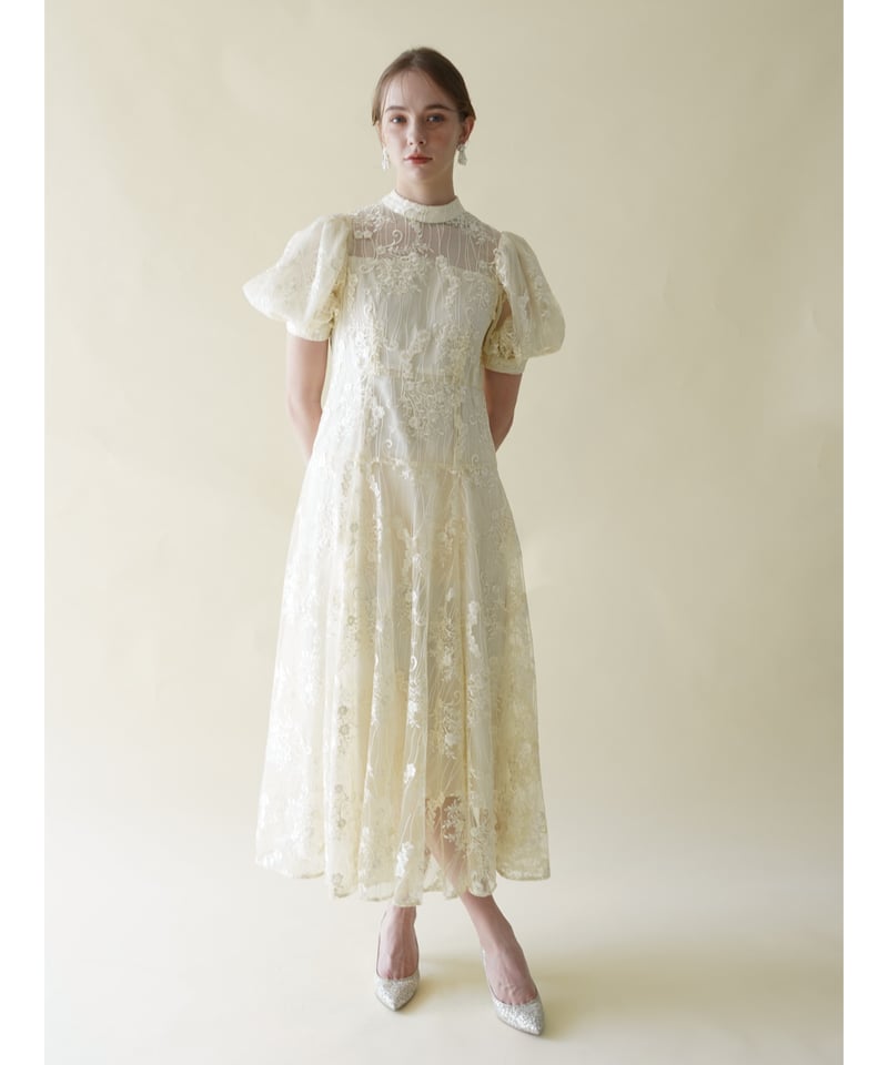 lace flare dress | Acka.｜ エーシーケーエー｜公式オンラインストア 