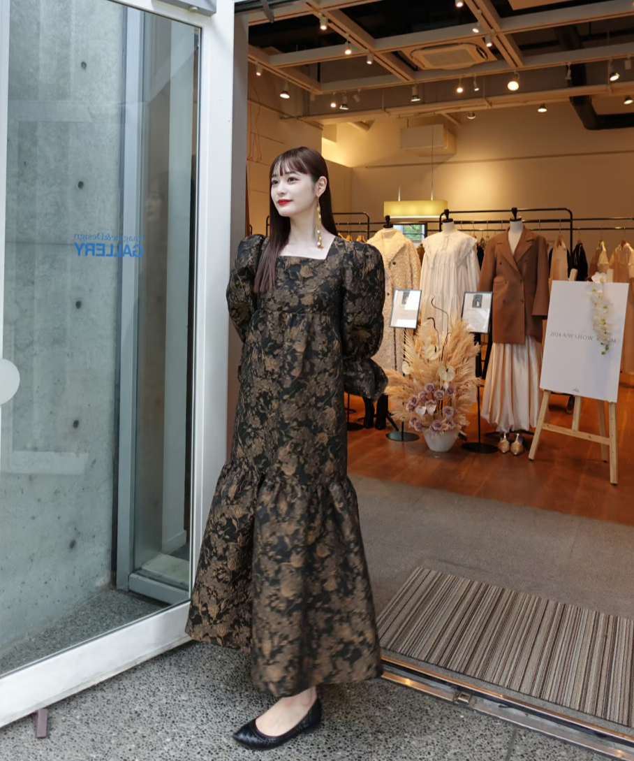 jacquard volume dress | Acka.| エーシーケーエー|公式 jacquard volume dress | Acka.| エーシーケーエー|公式