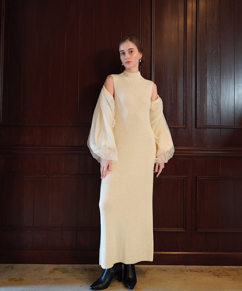 【Acka】original tulle loose one-piece Acka original tulle loose one-piece - メルカリ