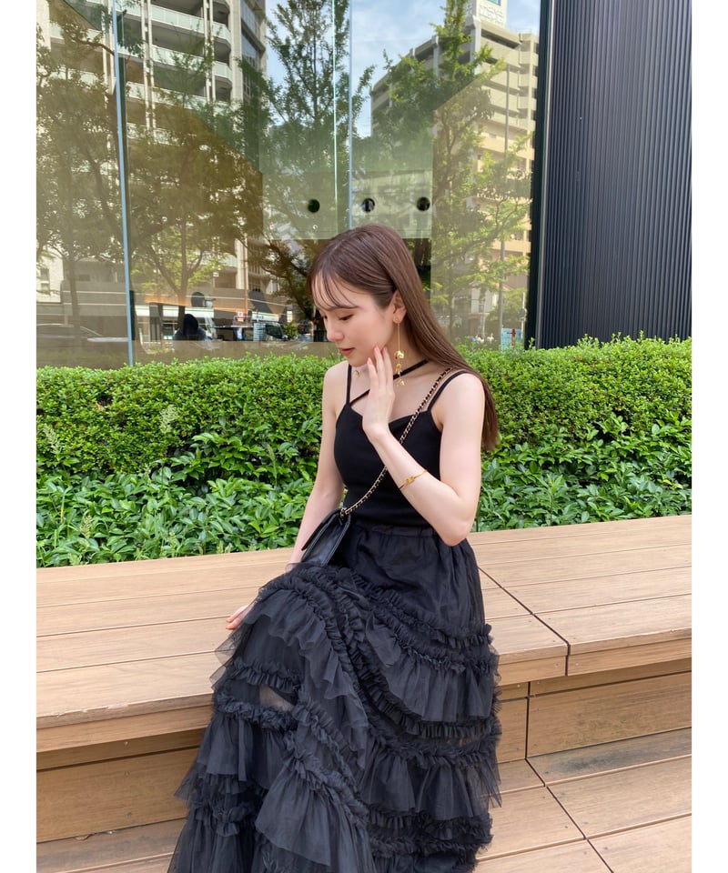 tulle long skirt（black） | 【Acka.】エーシーケーエー｜公式オンラ...