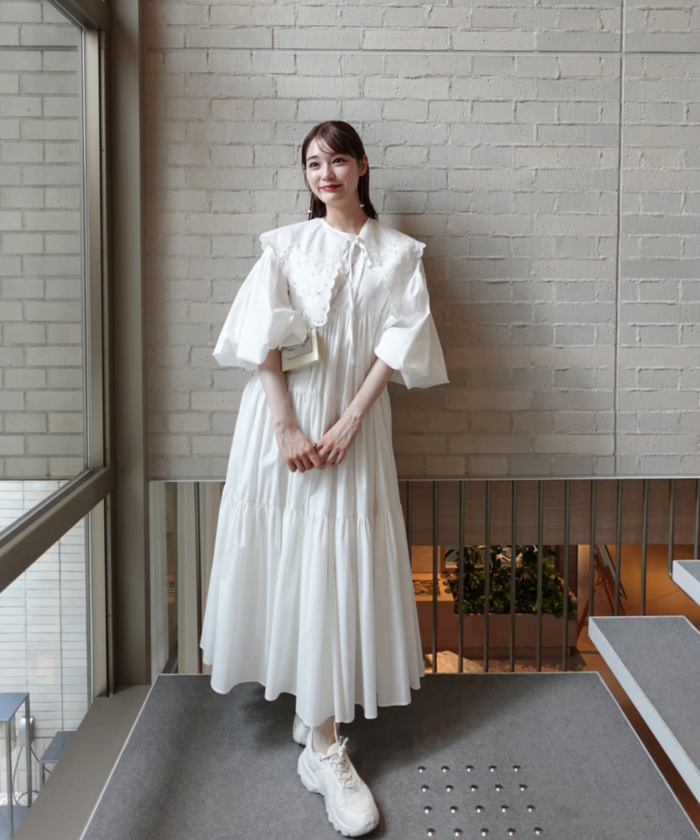 lace collar shirt dress | Acka.| エーシーケーエー|公式 lace collar shirt dress | Acka.| エーシーケーエー|公式