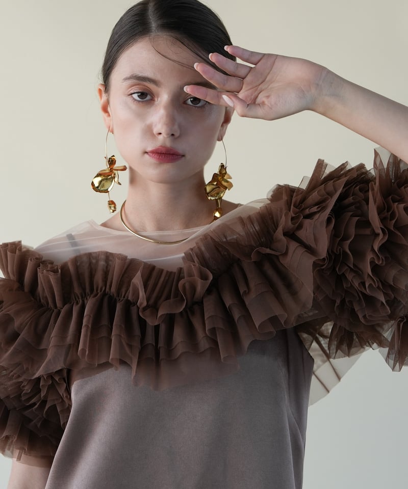 volume tulle dress | Acka.| エーシーケーエー|公式 volume tulle dress | Acka.| エーシーケーエー|公式