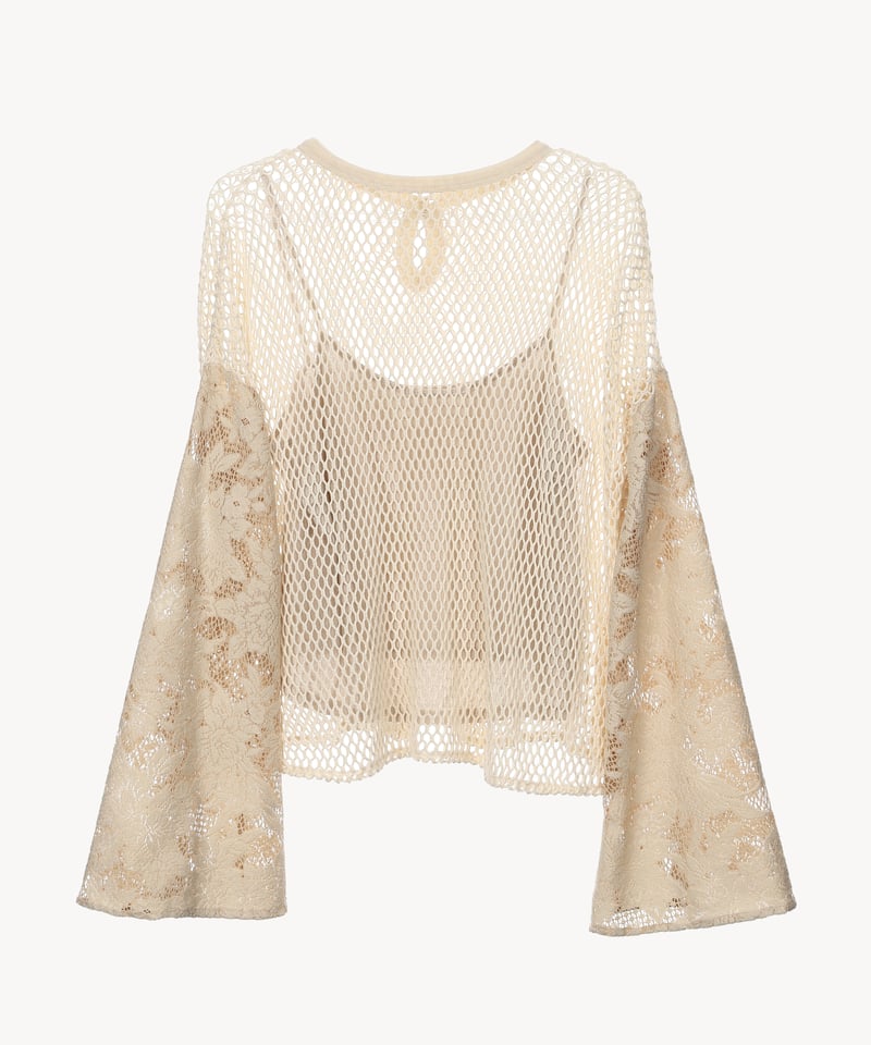 Acka flare sleeve ami tops