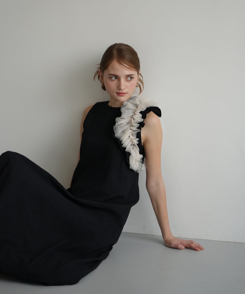 ワンピース Acka. tulle no sleeve one-piece 新品タグ付き acka tulle no sleeve one-piece - メルカリ