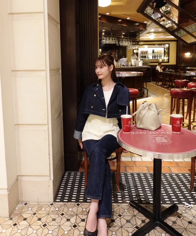 denim short jacket | Acka.｜ エーシーケーエー｜公式オンラインストア