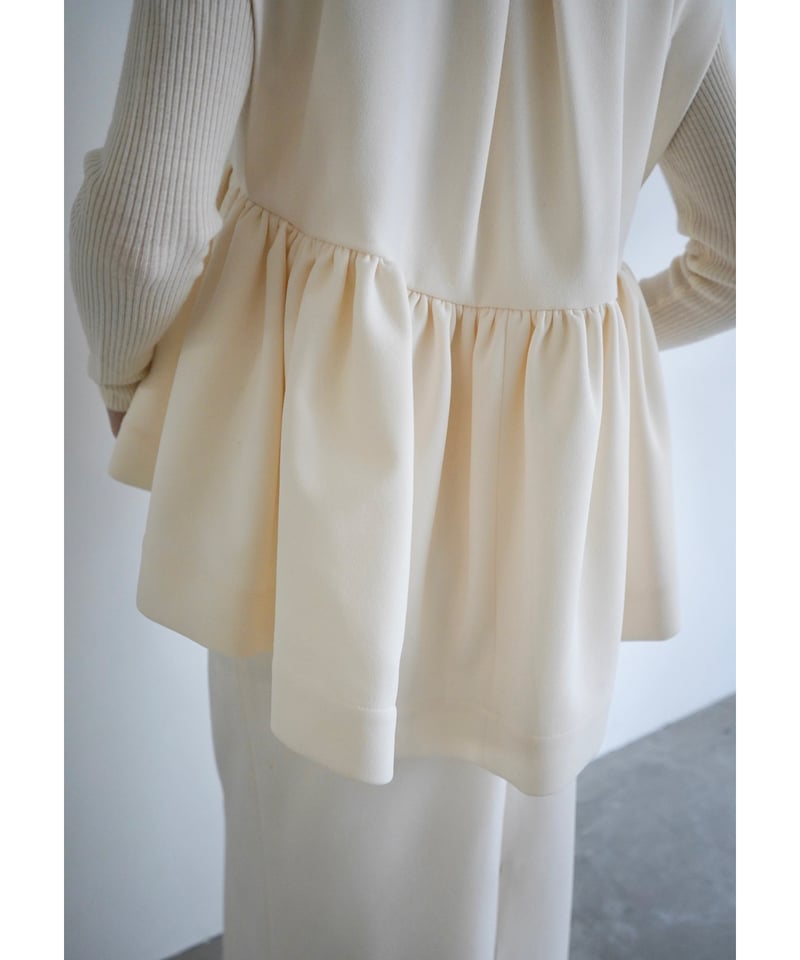georgette peplum tops | Acka.｜ エーシーケーエー｜公式オンラインストア
