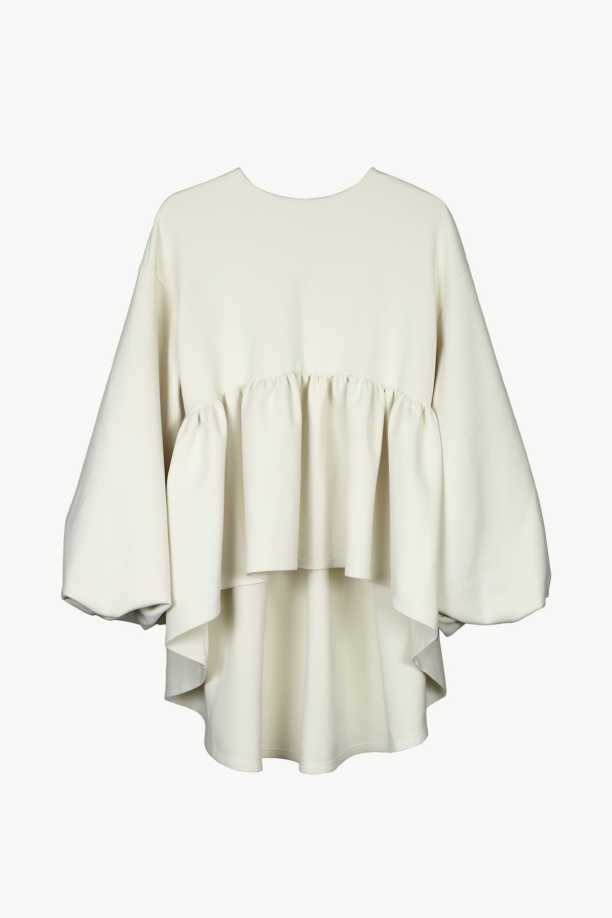 peplum loose sweat (ivory) | 【Acka.】エーシーケーエー｜公式...