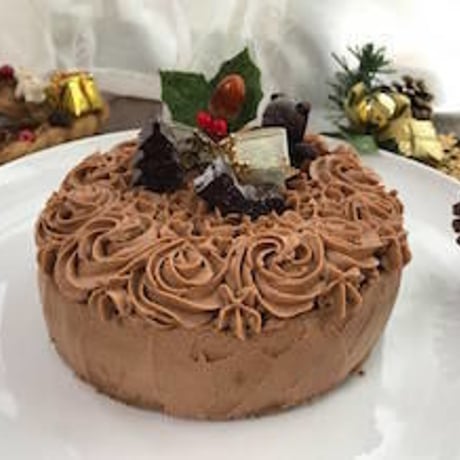 クリスマス 米粉のチョコレートケーキ 15cm