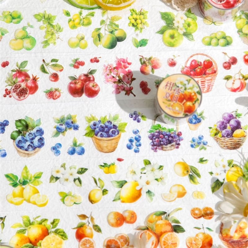 フルーツロールシール 1019-3 | ハル×文具女子の文具専門店