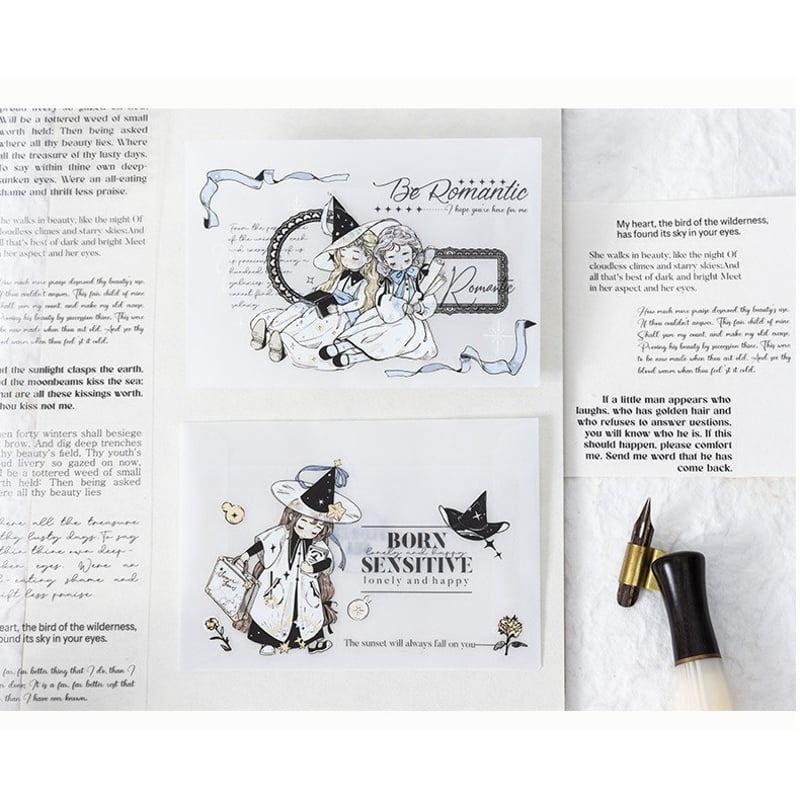 英字クリアロールシール 0825-7 | ハル×文具女子の文具専門店