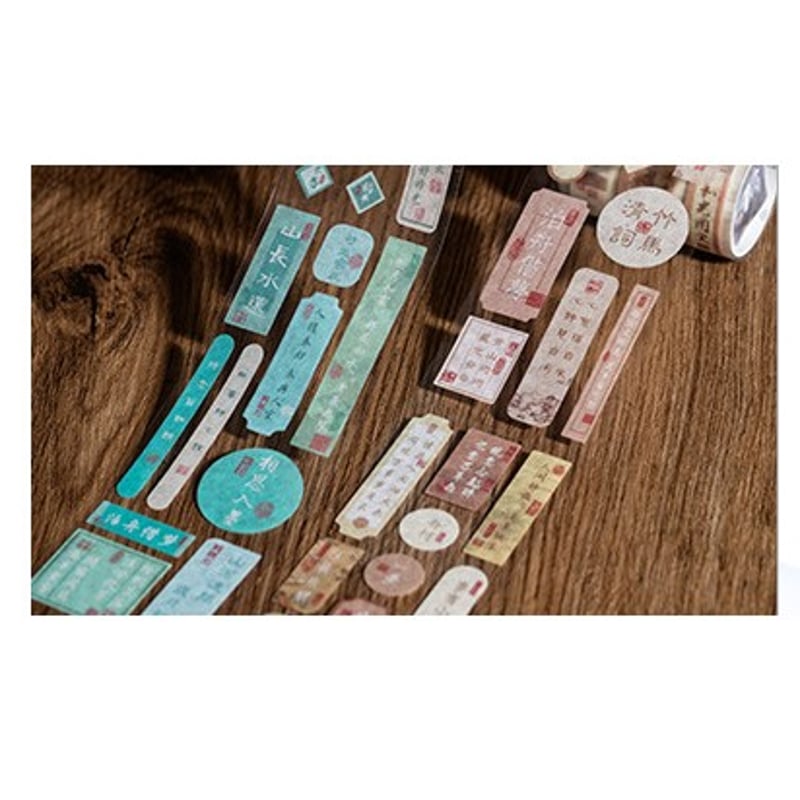 ロールシール フルコンプ mizutama ロールシール ブルーチェック | 八文字屋OnlineStore