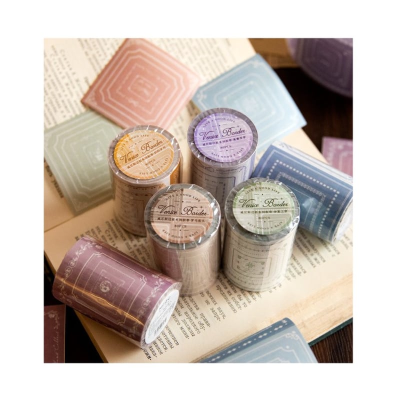 カラーフレームロールシール 0817-5 | ハル×文具女子の文具専門店