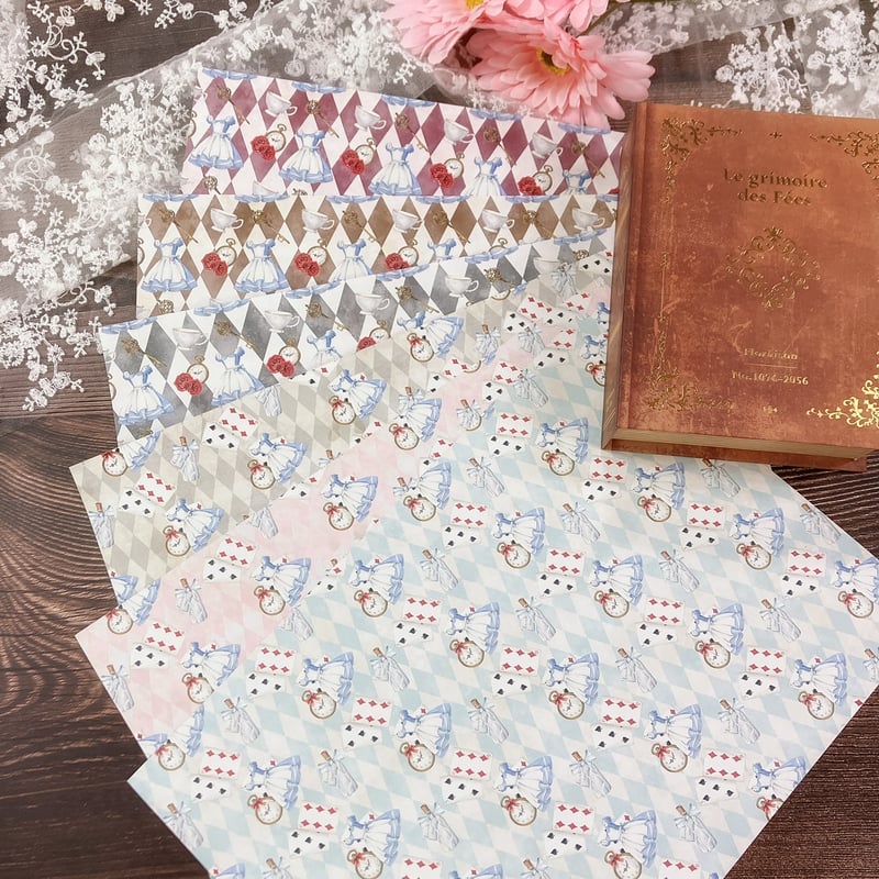 デザペ】ダイヤモンドアリス デザインペーパー | ハル×文具女子の文具