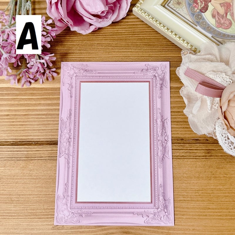 ロココ調　額縁　セット A6サイズ】ロココ調 額縁メモ | ハル×文具女子の文具専門店