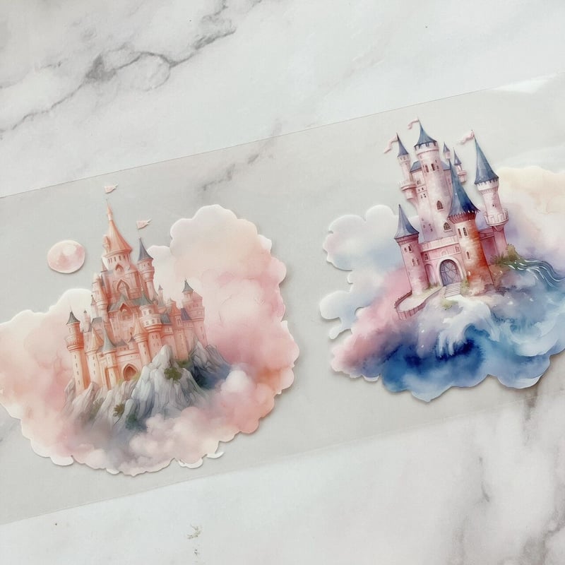 夢のお城PETテープ ハル×文具女子オリジナル フィルムテープ