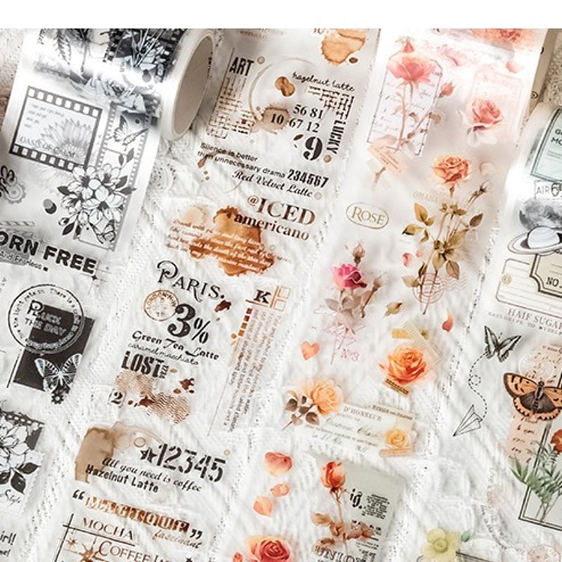 コラージュロールシール 1005-6 | ハル×文具女子の文具専門店