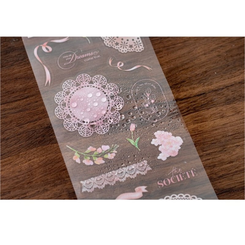 カラーレースPETロールシール 1026-3 | ハル×文具女子の文具専門店