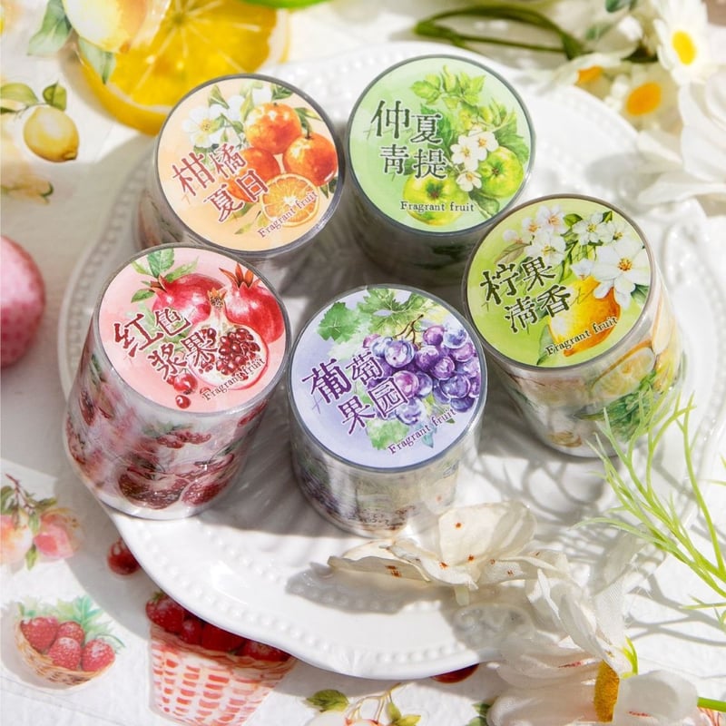 フルーツロールシール 1019-3 | ハル×文具女子の文具専門店