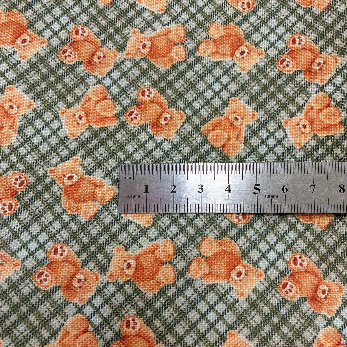 くまちゃんチェック 生地 | ハル×文具女子の文具専門店