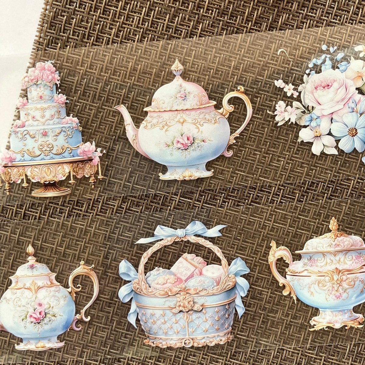 ティータイムPETテープ ハル×文具女子オリジナル フィルムテープ