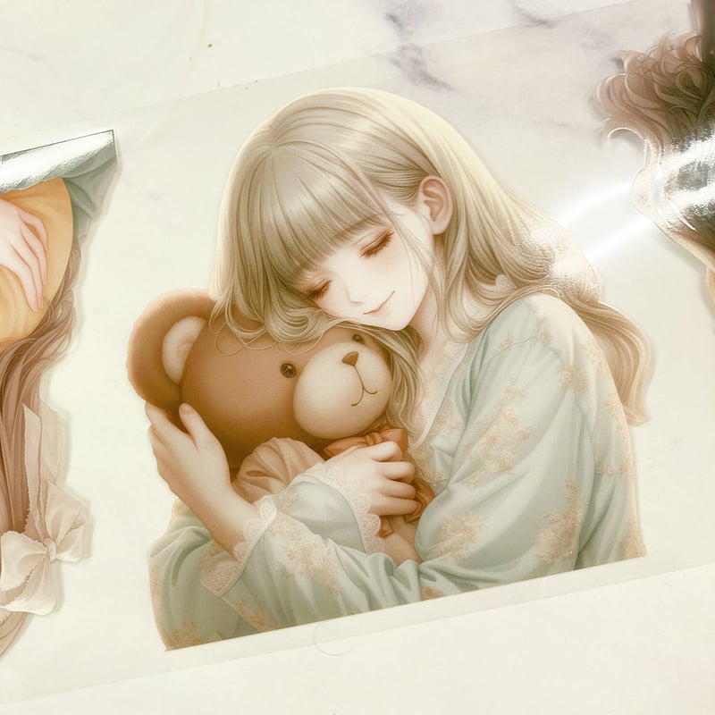ルームウェアガールPETテープ ハル×文具女子オリジナル フィルムテープ