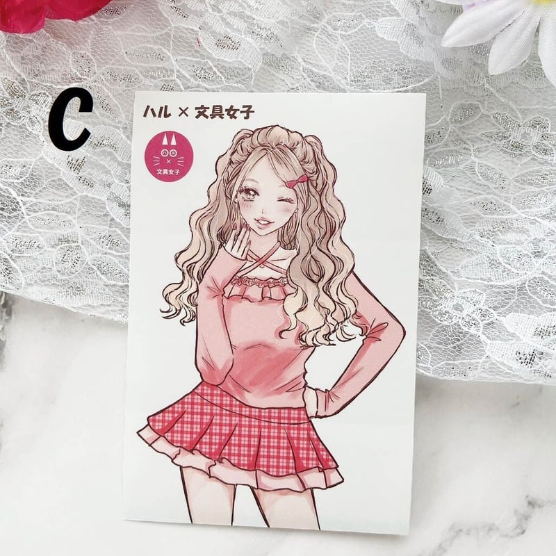 可愛い女の子 ステッカー | ハル×文具女子の文具専門店