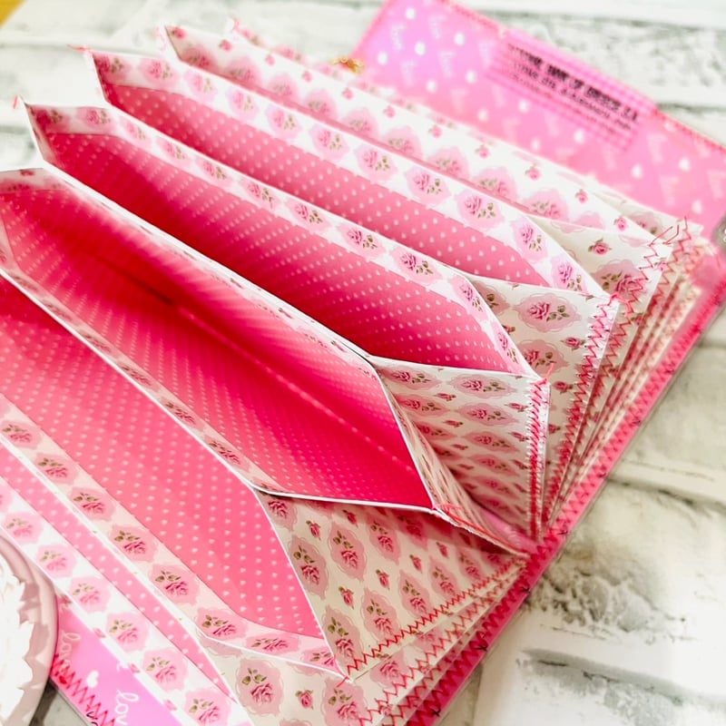 ♡三月桜♡Ｂ5サイズが入るデザインを楽しめる軟質蛇腹ファイル⭐️ ꕤ蛇腹ファイル(桜)ꕤ︎︎