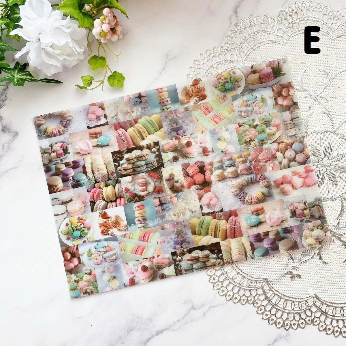 トレペ】フラワー＆スイーツ デザインペーパー | ハル×文具女子