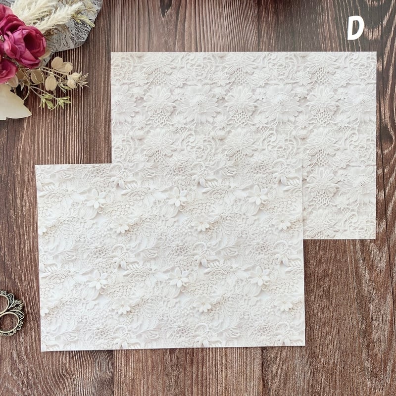 D-110】lien様♡デザインペーパー vintage collage21