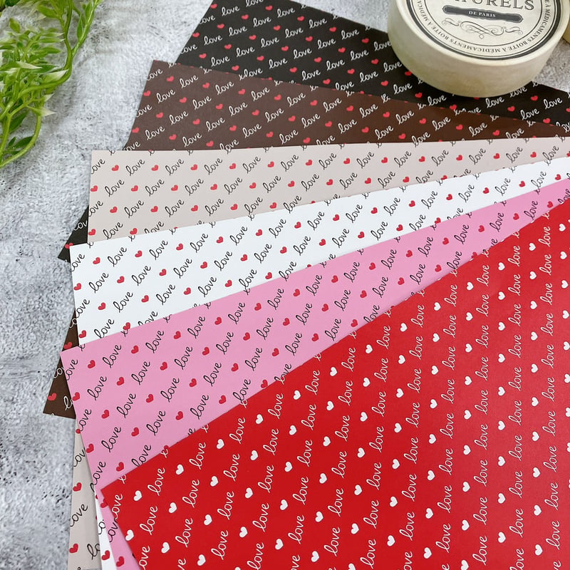 デザペ】プチLOVEデザインペーパー | ハル×文具女子の文具専門店