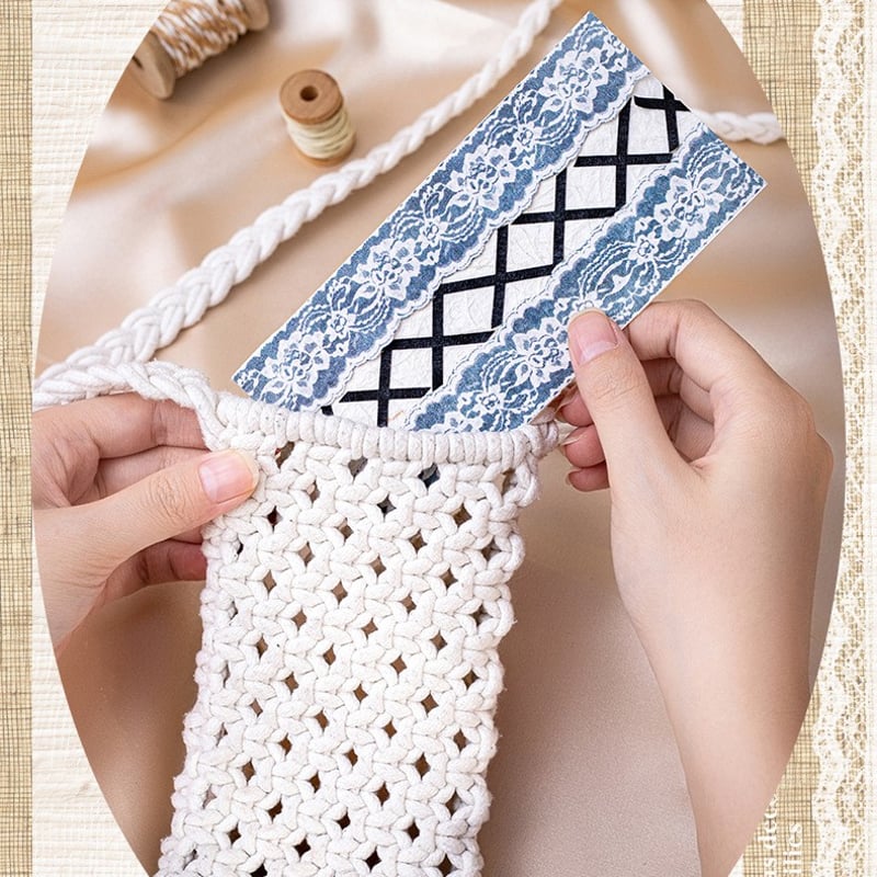 海外マスキングテープ巻売り レース大・白 装飾マスキングテープ人物マステ レースマスキングテープ 0721-6 | ハル×文具女子の文具専門店