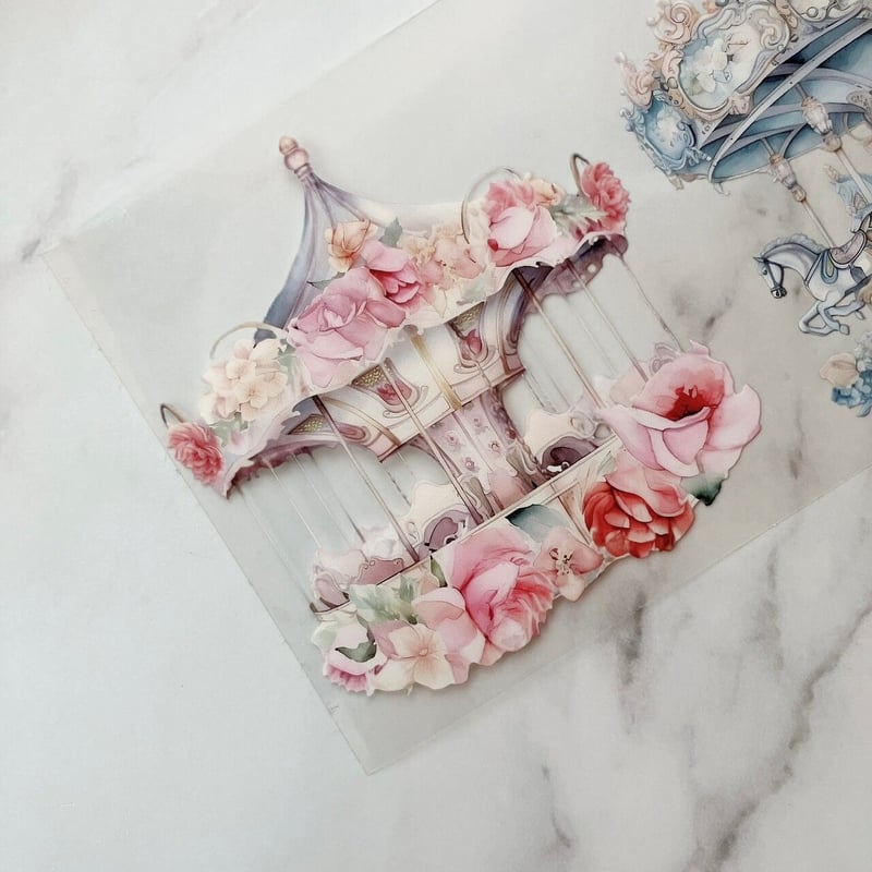 メリーゴーランドPETテープ ハル×文具女子オリジナル フィルムテープ